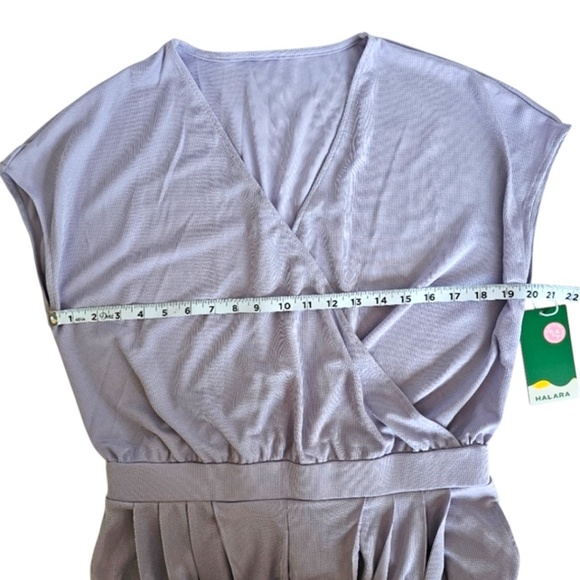 Halara Jumpsuit Purple Wide Leg Comfort Cotton L - Picture 5 of 6